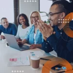 A group of people discussing the 2024 US Labor Market Forecast - 20four7VA